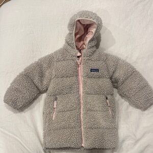 Patagonia Hi-Loft Fleece Jacket with Pink Trim